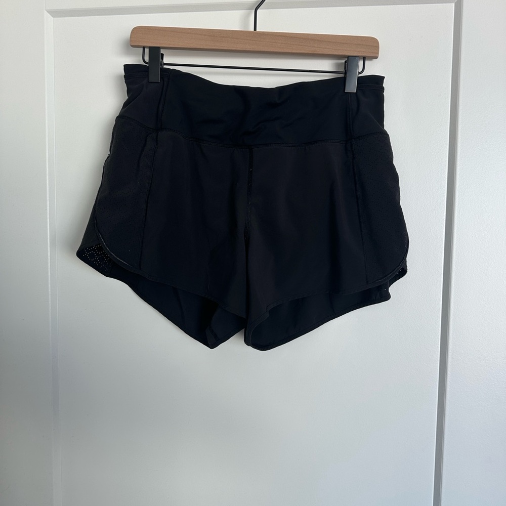 Women's Black Athletic Shorts - Lululemon Running Shorts